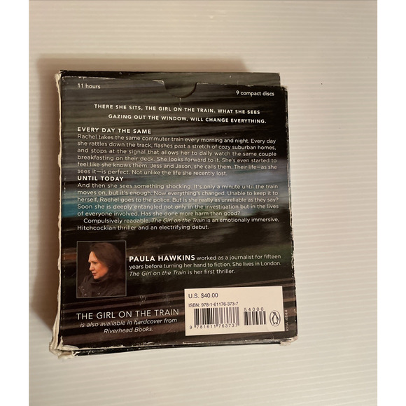 The Girl on the Train : A Novel by Paula Hawkins 2015, Compact Disc, Unabridged - Picture 9 of 9